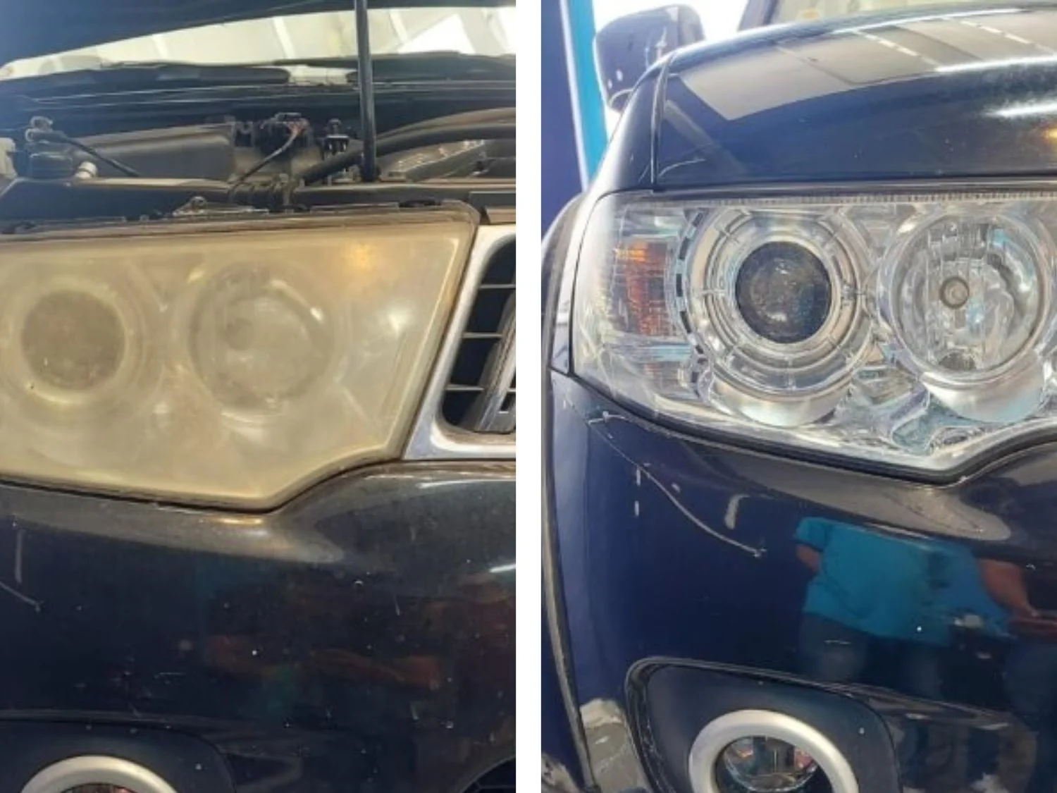 Faros amarillentos